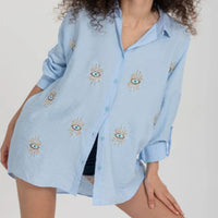 Ladies New Casual Printed Shirt