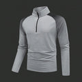 Quick-drying Half Zipper Slim Fit Training Men's Sports Long-sleeved Sweater