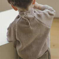 Autumn And Winter Infant Lamp Wick Corduroy Overalls Suit