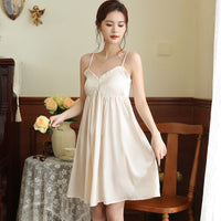 Pajama Dress With Built-in Chest Padswear It As Loungewear Or Even Out In Public