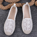 Thin Pumps Linen Fisherman Shoes For Women