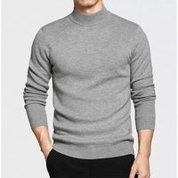 Men's Business Pullover Mock Neck Sweater