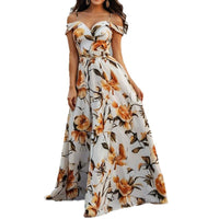Women's Printed Tube Top Slip Dress
