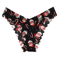 Women's Lightweight Christmas Printed Underwear