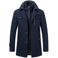 Cold-resistant plus cotton woolen men's jacket