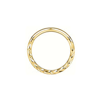 Popular Trendy Inlaid Zirconium Stainless Steel Piercing Nose Ring