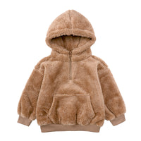 Children Berber Fleece Coat Children's Clothing Cartoon Bear Boy Thickened