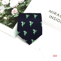 Casual Men's Tie Business Formal Wear 9CM Printed British Style Polyester Yarn Tie