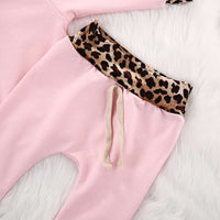 Cross-border special offer ins explosion children's clothing Amazon Europe and the United States children's clothing AliExpress ebay explosion models Leopard two-piece