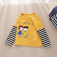 Children's Long-sleeved Underwear Cotton Bottoming Shirt
