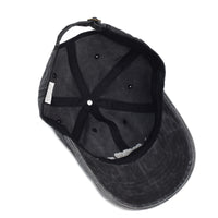 Washed Cotton Printed Hat Distressed Dad Hat