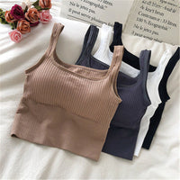 Sexy Beauty Back Wrapped Chest Without Steel Ring Removable Chest Pad