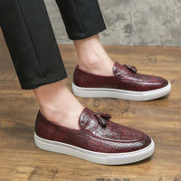 Men's Fashion British Retro Bean Shoes