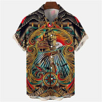 3D Myth Retro Animal Men's Shirt