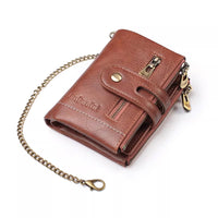 Leather Multi-card Slot Large Capacity ID Card Holder Coin Purse