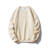 Corduroy Sweater Men's Casual Round Neck Pullover