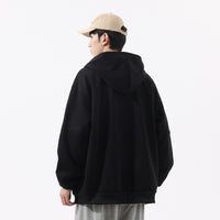 Spring And Autumn Teen Fashion Brand Loose And Hooded Cardigan