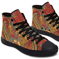 Printed Couple High Top Canvas Shoes