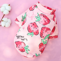 Printed Cartoon Pet Clothes Plus Velvet Two-legged Sweater