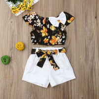 Children's floral suit