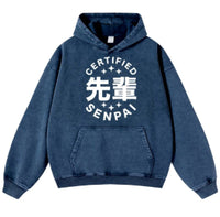 Heavyweight Washed Vintage Cotton Men's American Style Sweatshirt