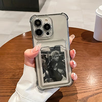 Card Holder Card Insert Phone Case Drop-resistant High-permeability Material