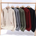 Men's Sweater Cardigan Striped Jacket Coat