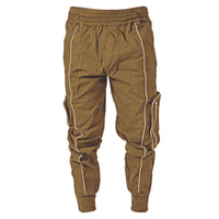 Solid Color Loose Tether Cargo Pants
