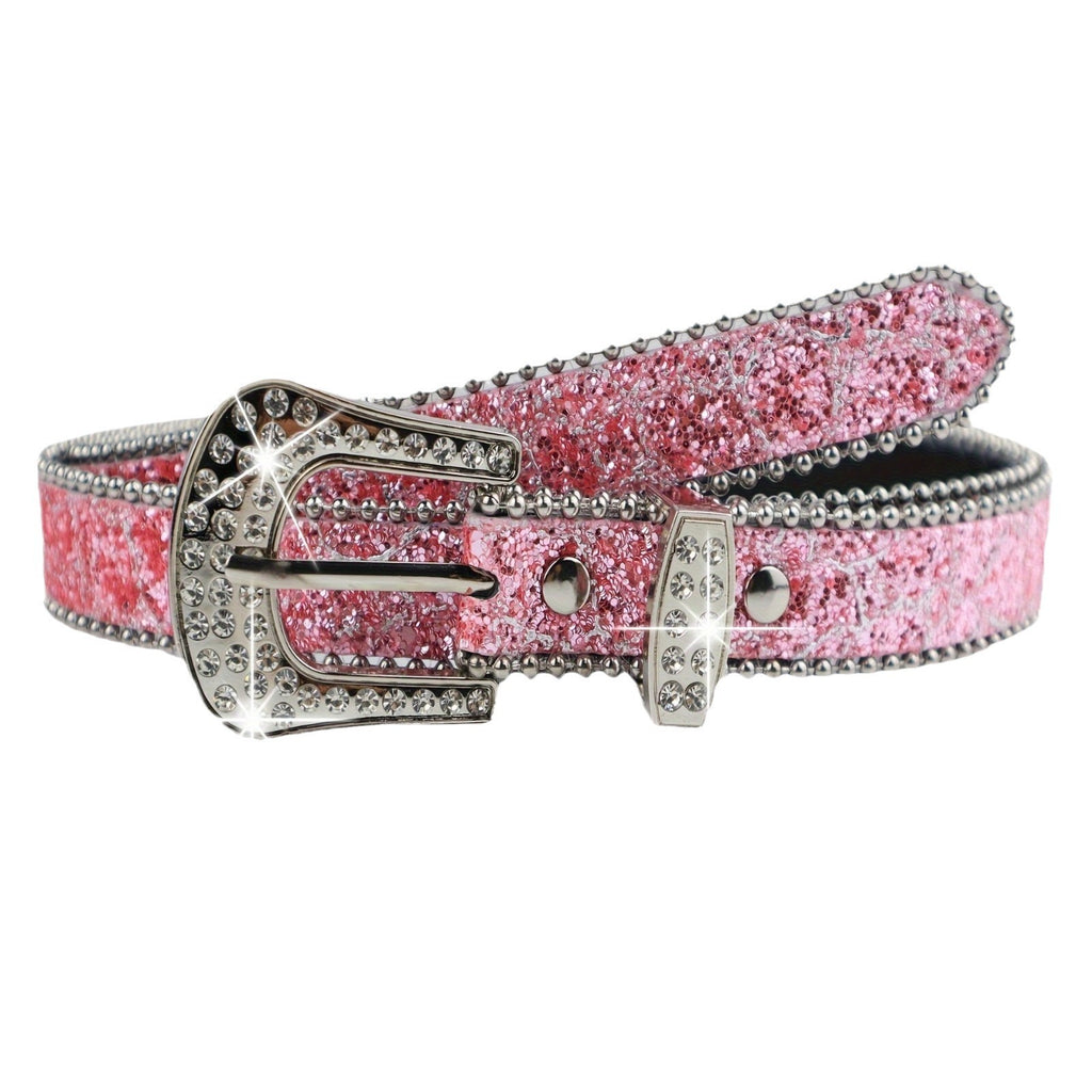 Rhinestone Women's I-style Thin Belt Fashion Personality