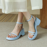 Women's Fashionable Platform Toe Strappy Sandals