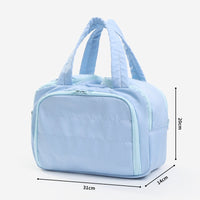 Travel Toiletry Bag Lightweight Large Wide Open Wash Bag Fluffy Cosmetic Bag Storage Bag Travel