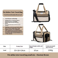 Cat Bag Portable One-shoulder Pet Air Tote
