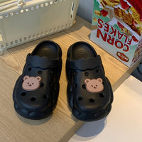 Hole Shoes Female Cute Cartoon Baotou Soft Thick-soled Student Casual Home