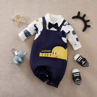 Outdoor Long Sleeve Cotton Baby One-piece Pants
