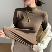 Half Turtleneck Bottoming Shirt Inner Wear Long Sleeve T-shirt Top