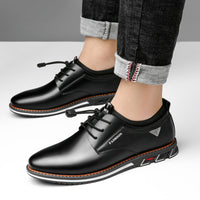 Trendy Men's Casual British Low-top Leather Shoes