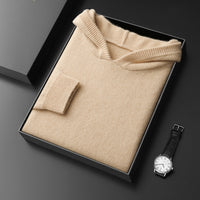 Cashmere Hooded Thickened Sweater Loose Men