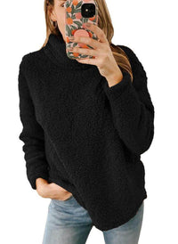 Stylish Loose-fitting Womens Pullover Hoodie Sweatshirt