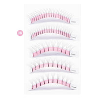 Long-stemmed and hairy eyelashes