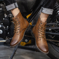 Men's shoes plus cashmere cotton shoes leather boots ankle boots