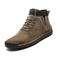 Men's Martin boots winter plus cotton mid-tube snow boots