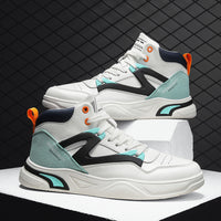 Heightening Small Whiteboard Shoes All-match Youth High Top