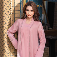 Cherry Blossom Yarn Two-Piece Cardigan Dress
