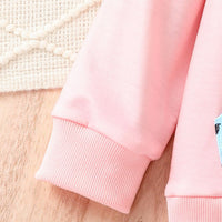 Children Girl Cartoon Cat Long Sleeve Trousers Suit