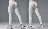 Peach Hip Tight Mid Waist Yoga Pants Hip Lifting Running Fitness