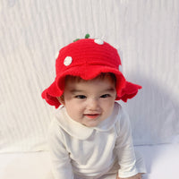Children's Warm Wide Brim Knitted Hat