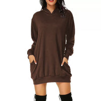 Ladies Gradient Digital Print Hooded Sweatshirt