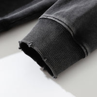 Flame Dice Printed Hood Sweater Men