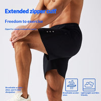 Men's Loose Cropped Pants Running Casual Shorts