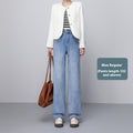 Women's Tall Narrow Wide-leg Jeans